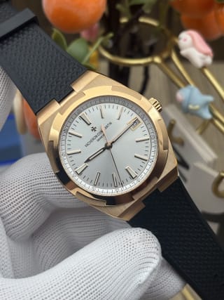 Overseas Self-Winding 41mm Pink Gold Silver Dial 2