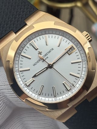 Overseas Self-Winding 41mm Pink Gold Silver Dial 3