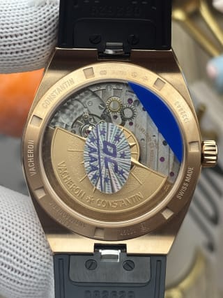 Overseas Self-Winding 41mm Pink Gold Silver Dial 5