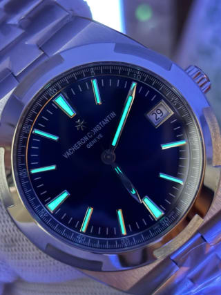 Overseas Self-Winding 41mm Blue Dial Steel 4