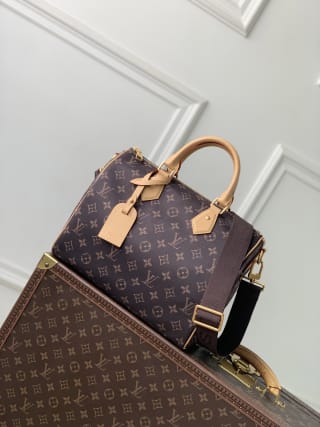 Speedy Bandoulière 30 Monogram Silk Tech Top Handle Bag 1