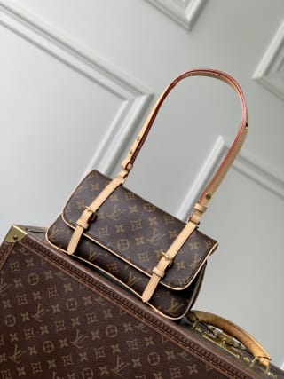 Marelle Monogram Coated Canvas Shoulder Bag 1