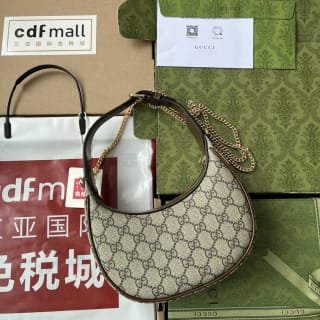 GG Half-Moon Shaped Shoulder Bag 2