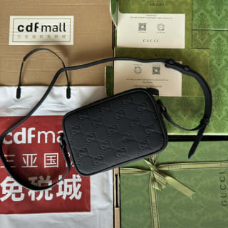 GG Rubber-Effect Mini Crossbody Bag 2