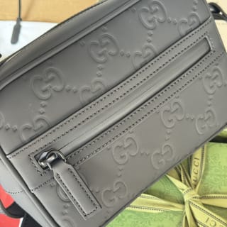 GG Rubber-Effect Mini Crossbody Bag 5