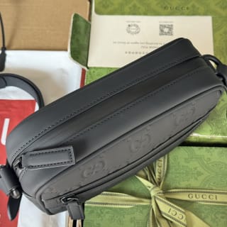 GG Rubber-Effect Mini Crossbody Bag 4