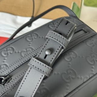 GG Rubber-Effect Mini Crossbody Bag 9