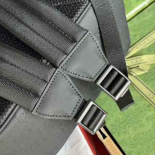 GG Embossed Leather Backpack 9