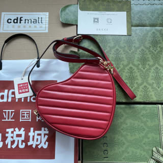 Interlocking G Mini Heart Shoulder Bag 2
