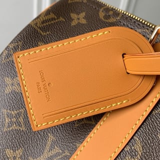 Keepall Bandoulière 35 Monogram Archive Canvas Duffel Bag 9