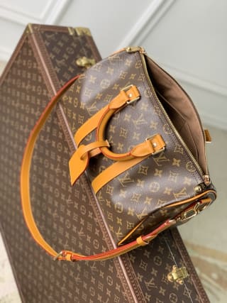 Keepall Bandoulière 35 Monogram Archive Canvas Duffel Bag 5