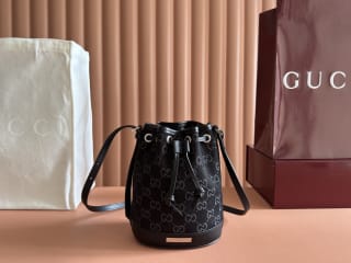 GG Denim Bucket Bag 1