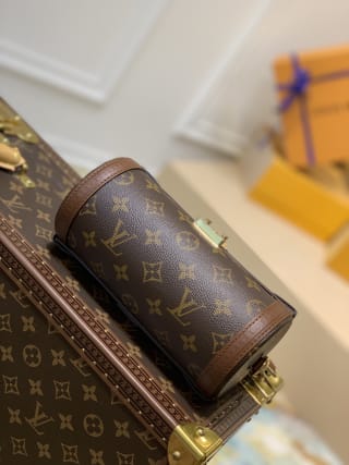 Papillon Trunk Monogram Coated Canvas Shoulder Bag 3