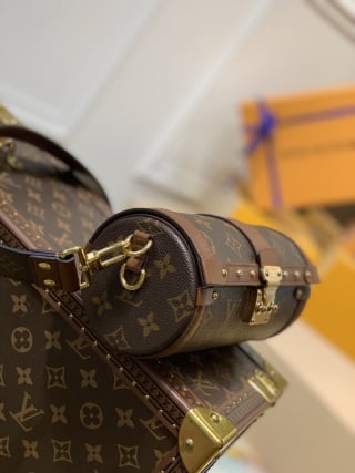 Papillon Trunk Monogram Coated Canvas Shoulder Bag 4