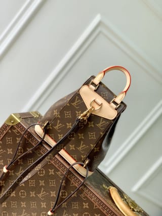 Montsouris Monogram Coated Canvas Backpack 2