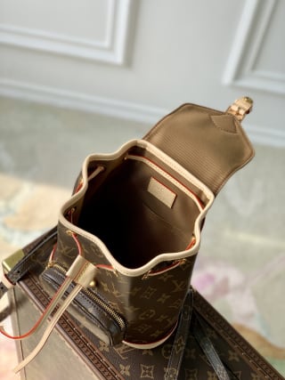 Montsouris Monogram Coated Canvas Backpack 5