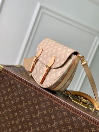 Escape Meowgram Coated Canvas Shoulder Bag 3