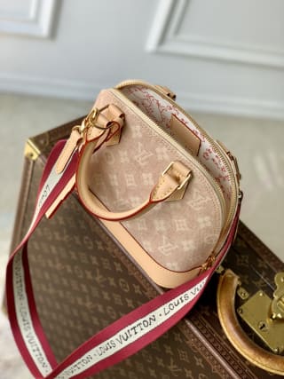 Alma BB Meowgram Coated Canvas Top Handle Bag 5