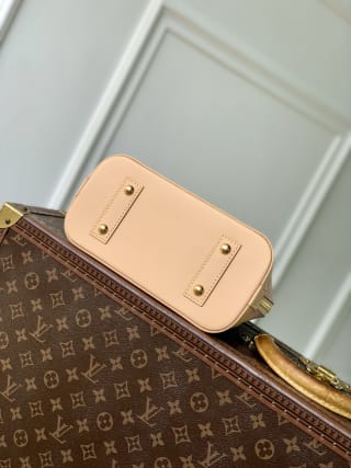 Alma BB Meowgram Coated Canvas Top Handle Bag 4