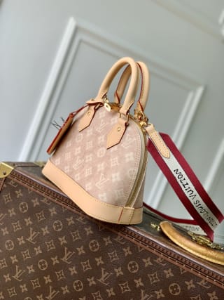 Alma BB Meowgram Coated Canvas Top Handle Bag 3
