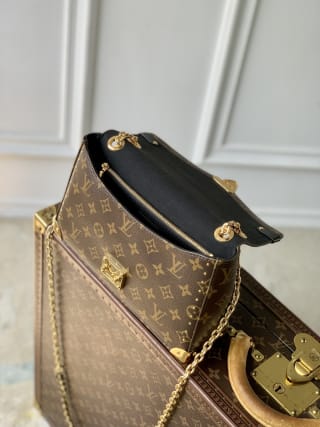 Trunkie Monogram Coated Canvas Chain Bag 5