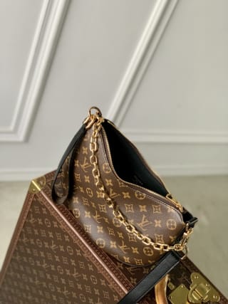 Cookie BB Monogram Coated Canvas Shoulder Bag 5