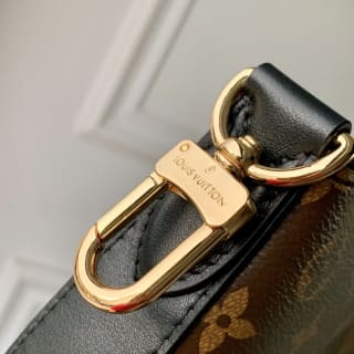 Cookie BB Monogram Coated Canvas Shoulder Bag 6