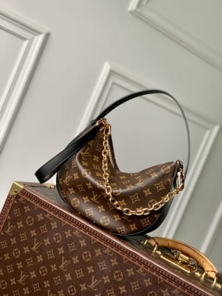 Cookie BB Monogram Coated Canvas Shoulder Bag 1