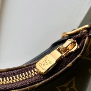 Catchy PM Monogram Coated Canvas Shoulder Bag 7