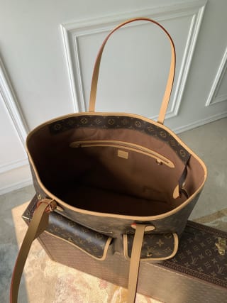Nevereverfull Cargo Monogram Coated Canvas Tote Bag 5