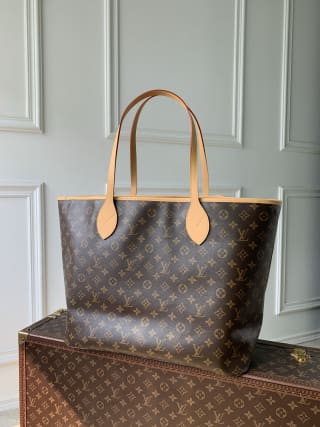 Nevereverfull Cargo Monogram Coated Canvas Tote Bag 2