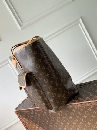Nevereverfull Cargo Monogram Coated Canvas Tote Bag 4