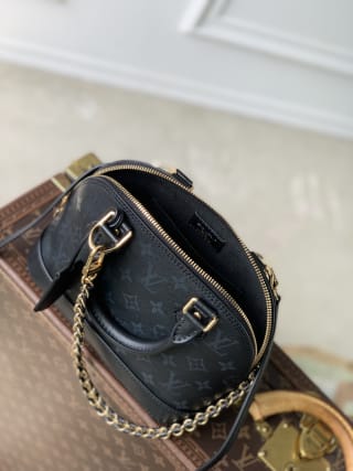 Alma BB Monogram Ink Top Handle Bag 5