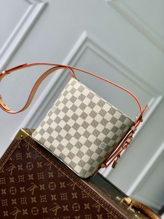 All In BB Damier Azur Canvas Top Handle Bag 1