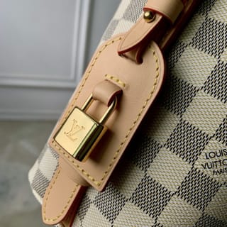All In BB Damier Azur Canvas Top Handle Bag 8