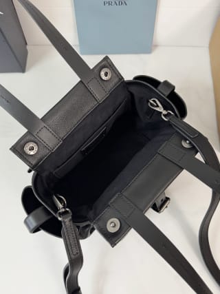 Prada Route Mini Leather Top Handle Bag 7
