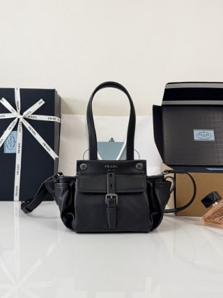 Prada Route Mini Leather Top Handle Bag 1