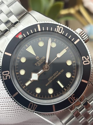 Black Bay Fifty-Eight 79030R 39mm Black Dial Burgundy Bezel Stainless Steel Watch 3