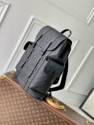 Christopher MM Monogram Taurillon Leather Backpack 2