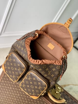 Montsouris Cargo Monogram Canvas Backpack 5