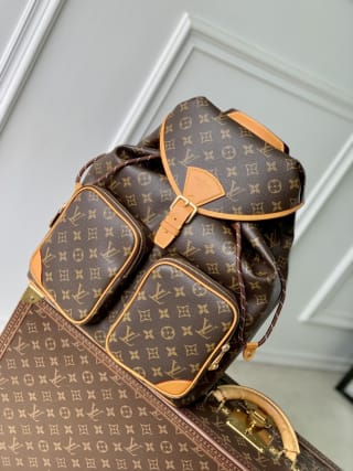 Montsouris Cargo Monogram Canvas Backpack 1