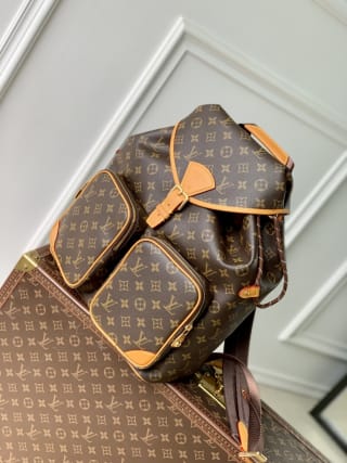 Montsouris Cargo Monogram Canvas Backpack 3