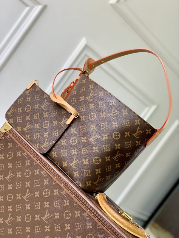 Louis Vuitton All In MM Monogram Coated Canvas Top Handle Bag