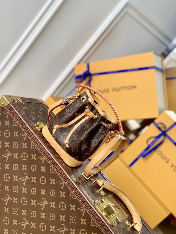 Louis Vuitton Nano Noé Monogram Canvas Bag