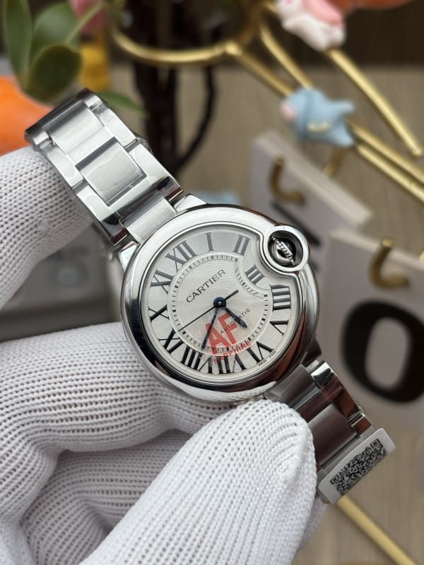 Cartier Ballon Bleu 33mm Silver Dial