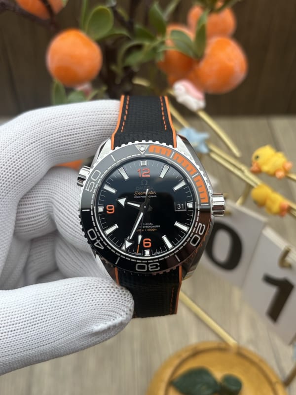 Omega Seamaster Planet Ocean 600M Black Orange Dial