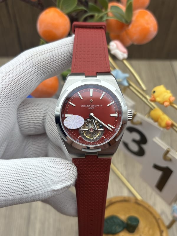 Vacheron Constantin Overseas Tourbillon Red Dial