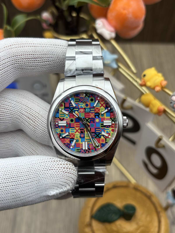 Rolex Oyster Perpetual Colorful Puzzle Dial