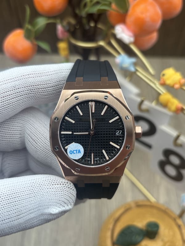 Audemars Piguet Royal Oak 15510 Rose Gold Black Dial