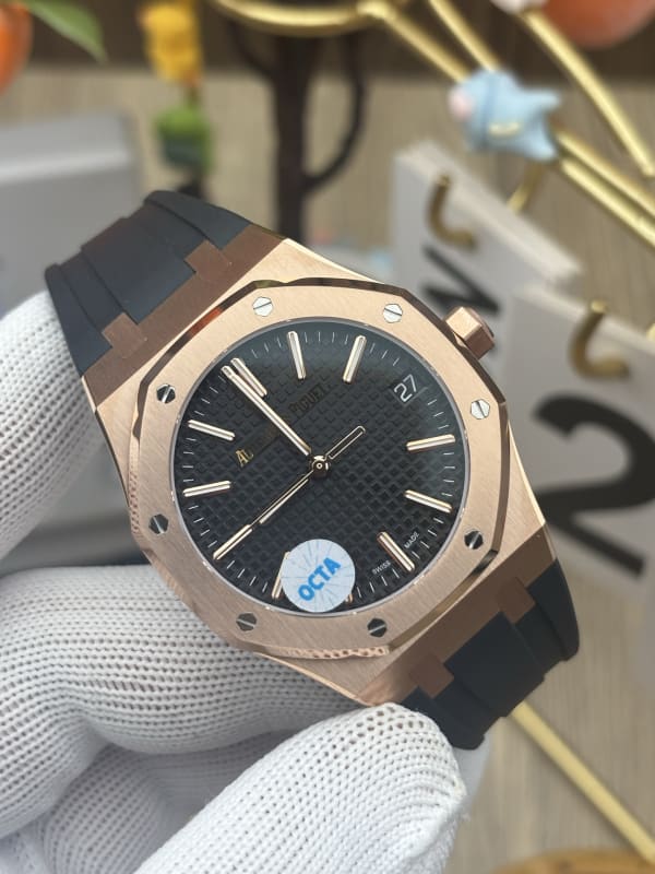 Audemars Piguet Royal Oak 15510 Rose Gold Black Dial